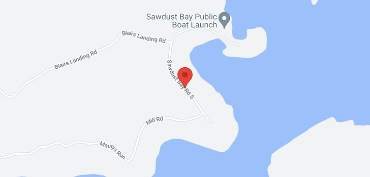 map of 14 SAWDUST BAY SOUTH ROAD S